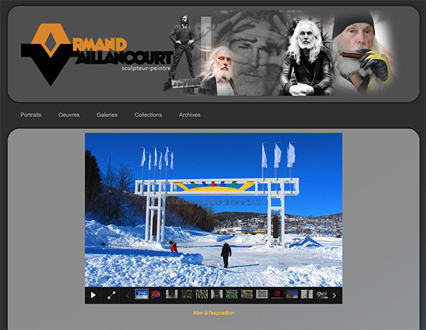 Aperçu du site armandvaillancourt.ca
