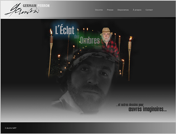 Aperçu du site germainperron.ca